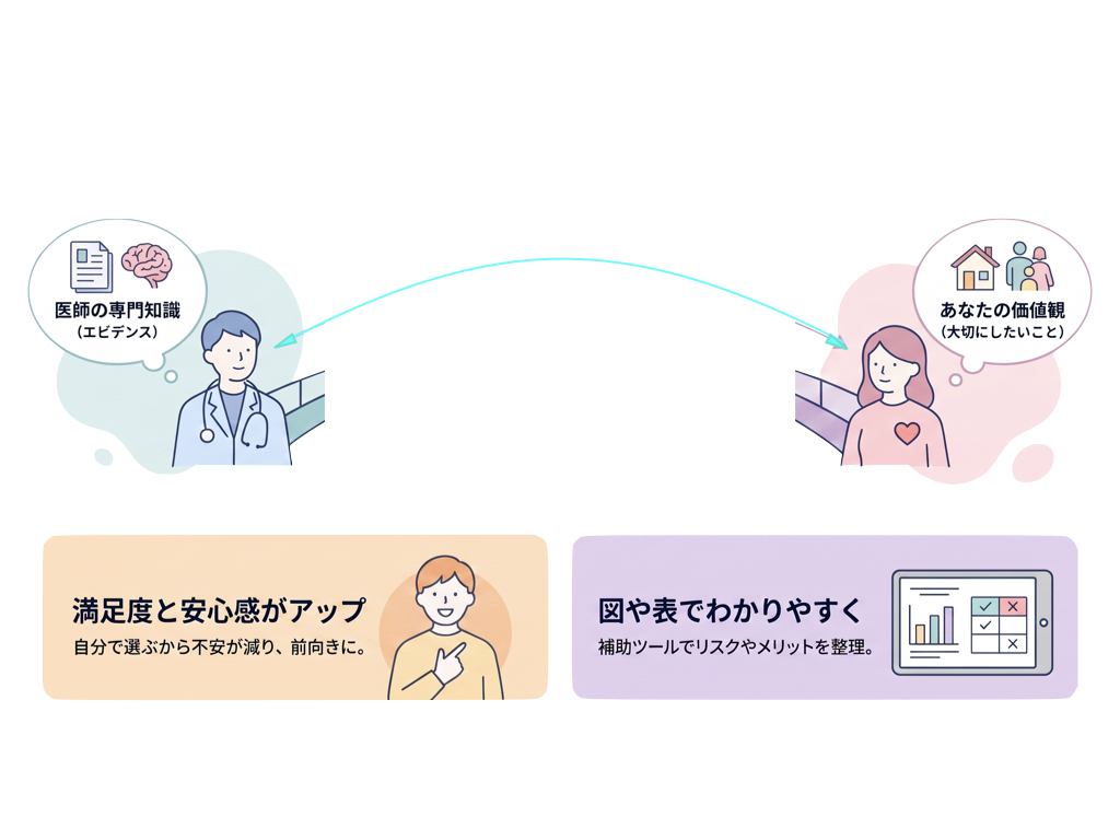 共有意思決定を示した図